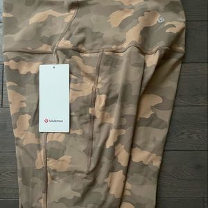 New with tags lululemon align high rise pant with pockets size 12